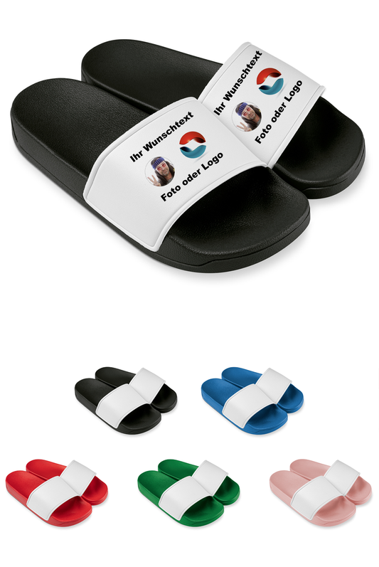 Badelatschen bedrucken lassen