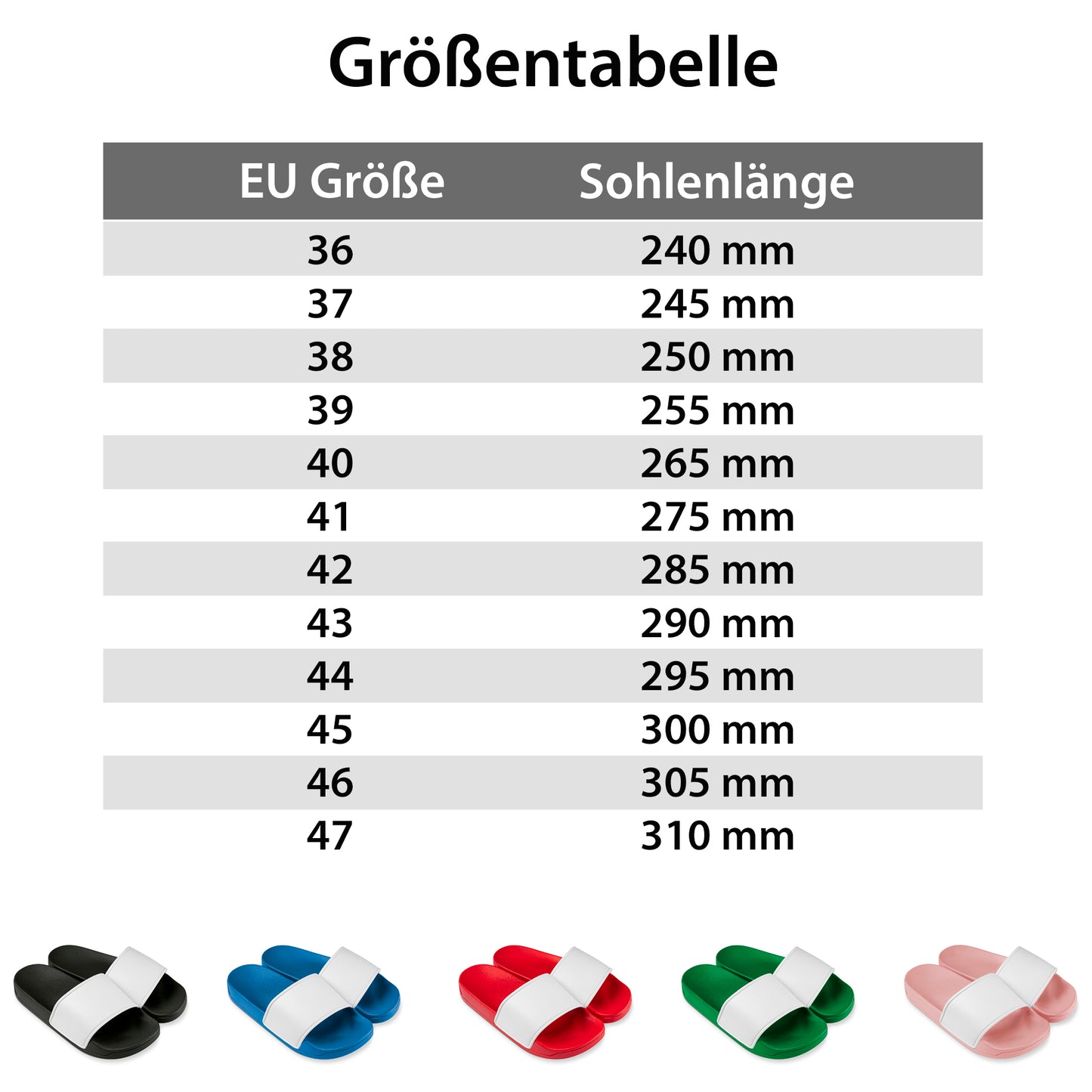 Badelatschen bedrucken lassen