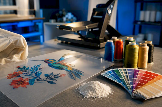 Materialien und Techniken im modernen Textildruckstudio