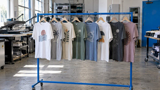 Bedruckte Sommer-Shirts aus diversen Geweben