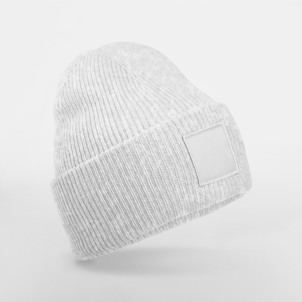 Beanie Beechfield Deep Cuffed Tonal Patch